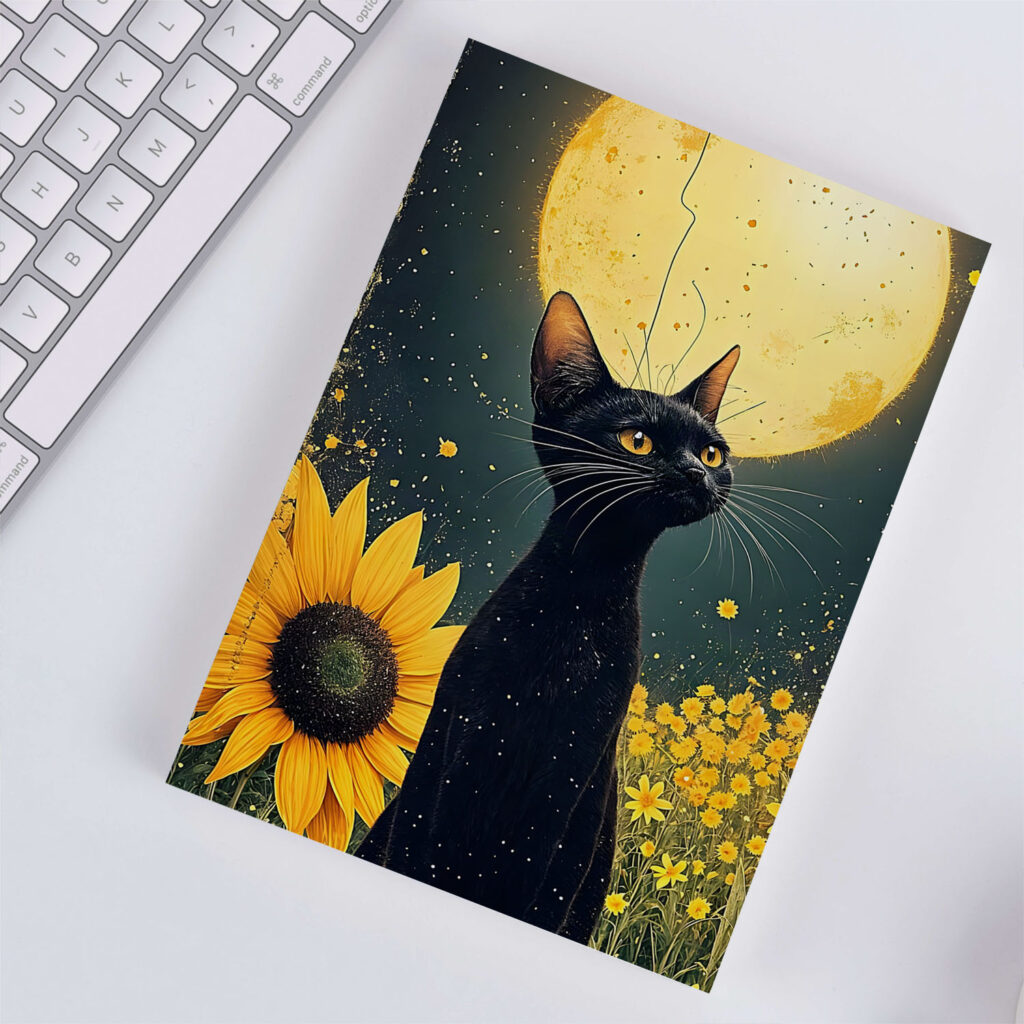 Il Gatto Nero sotto la Luna Piena