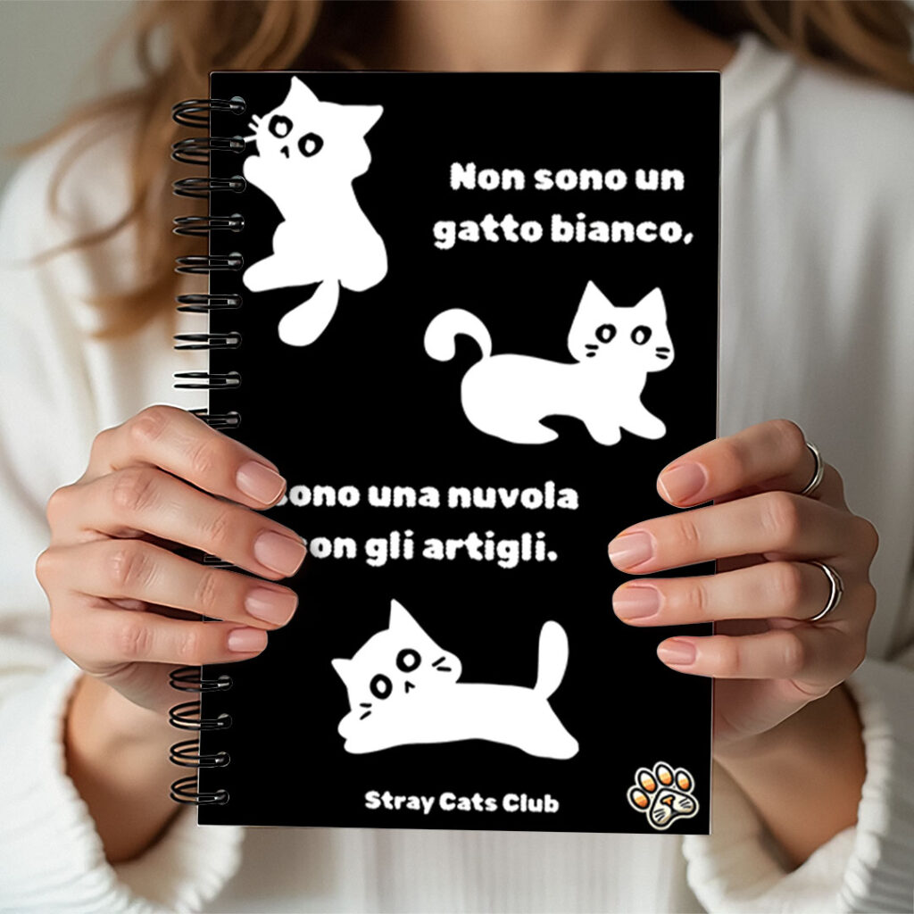 Non sono un gatto bianco, sono una nuvola con gli artigli