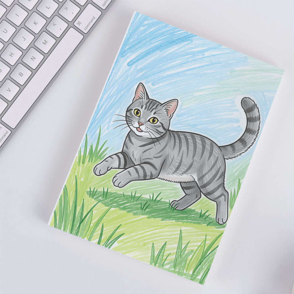 Il Gattino Grigio che Corre